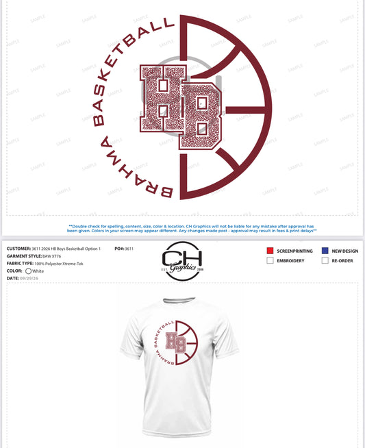Brahma Basketball Shirts 2026