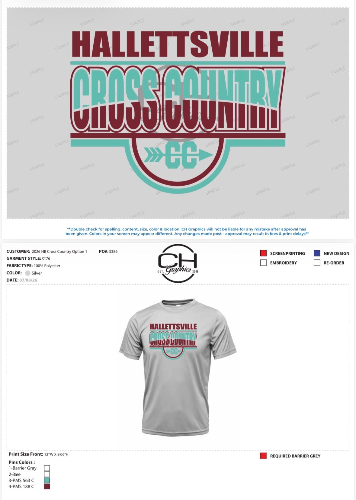 Cross Country Shirts 2026